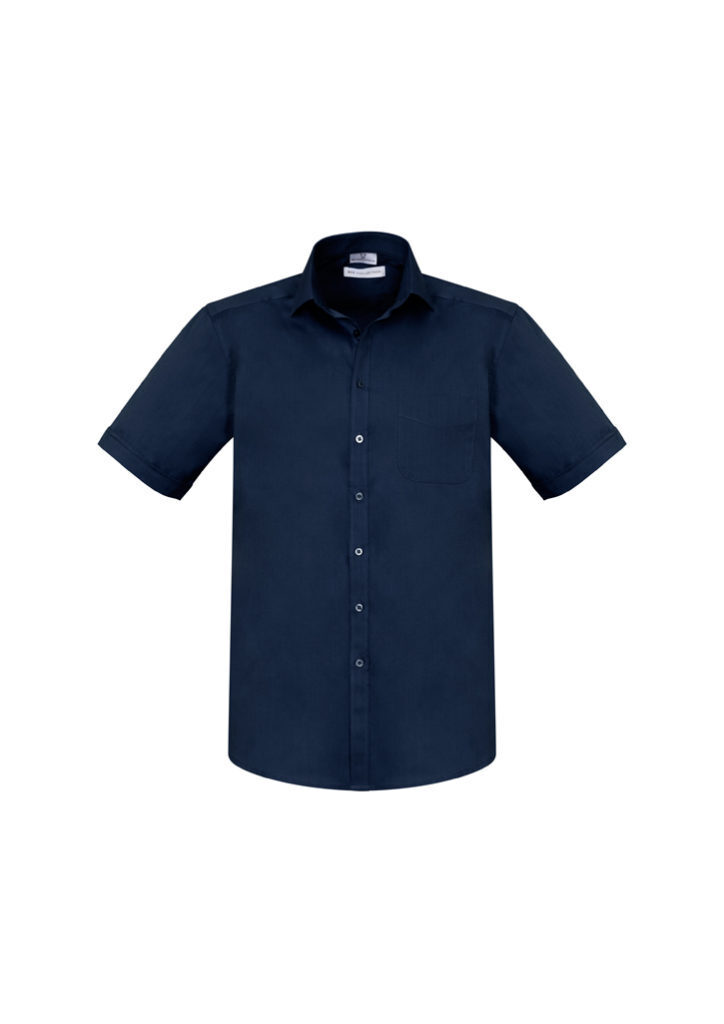 Men's Monaco Short Sleeve Shirt (ink) (s770ms) - Wellpets