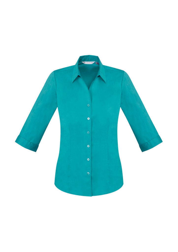 Ladies Monaco 34 Sleeve Shirt (ink) (s770lt) - Wellpets