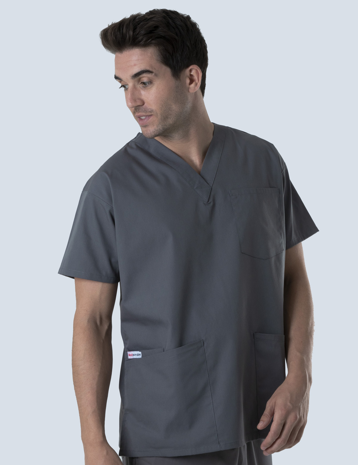 St Andrew's Ipswich Private Hospital Emergency - 4 Pocket Top in Steel Grey