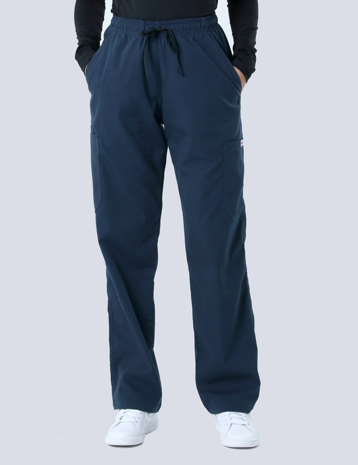 Canberra Hospital (ACT) - Acute Social Work (Contrast 4 Pkt in Navy with Steel Grey Trim (Sleeves and Inner pocket only) and Cargo Pants incl Logos)