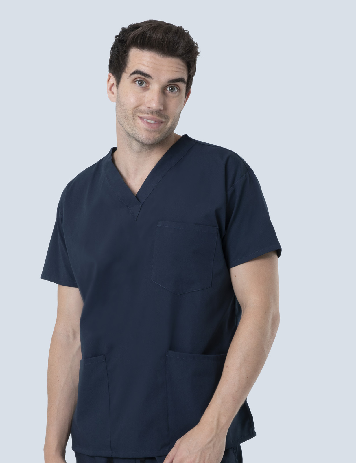 The Alfred Hospital - ICU (4 Pocket Scrub Top and Cargo Pants in Navy incl Logos)