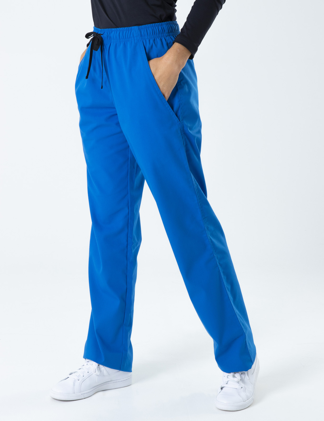 Women's Regular Cut Pants - Royal - Small