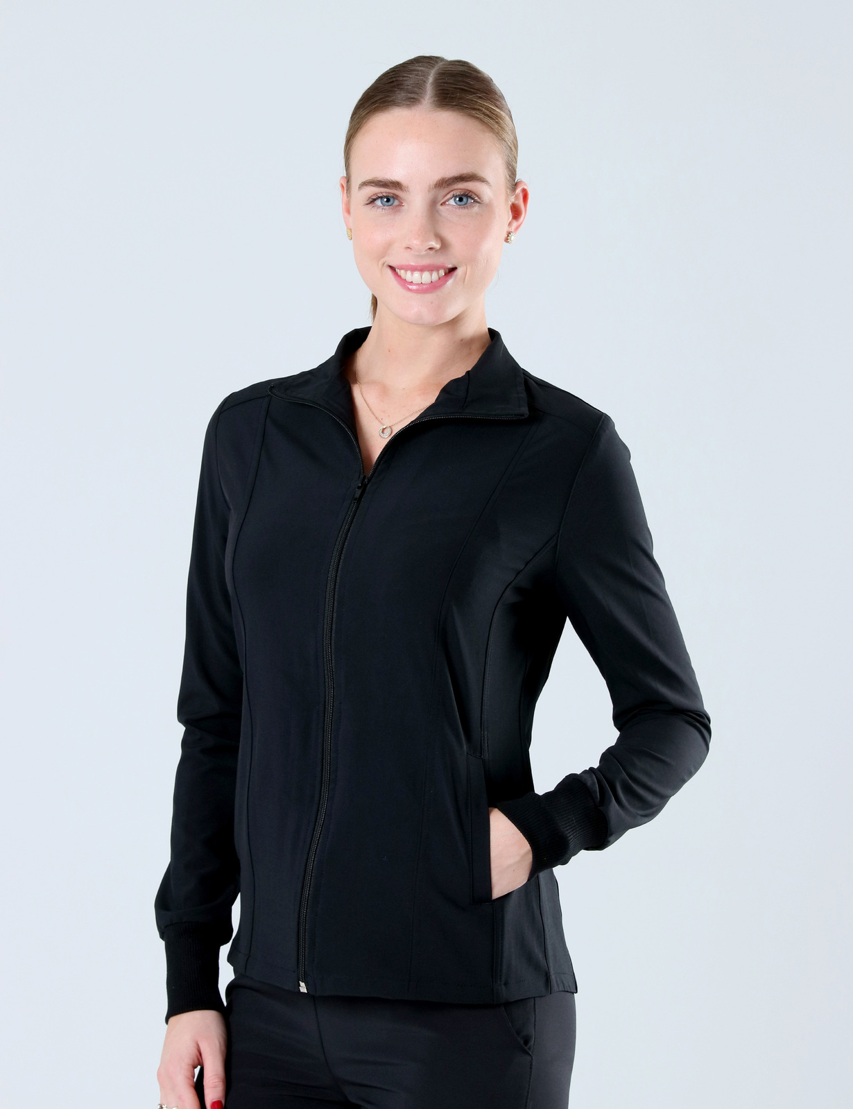 Anon Women's Warm-up Jacket - Tuxedo Black