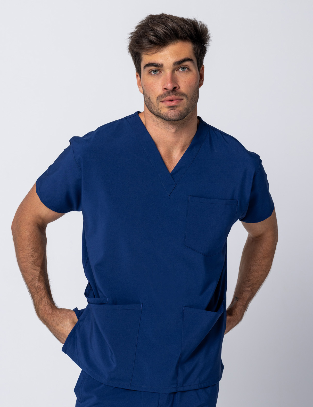 Midnight Blue Men's Anon Scrub Set