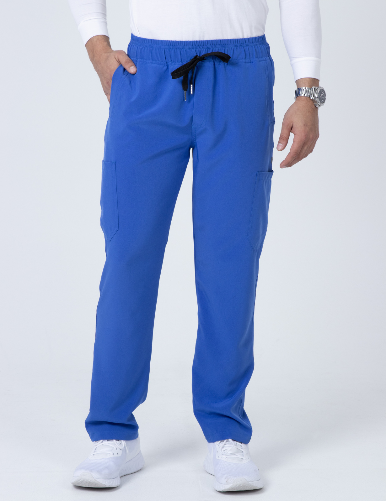 Electric Blue Men's Anon Scrub Set