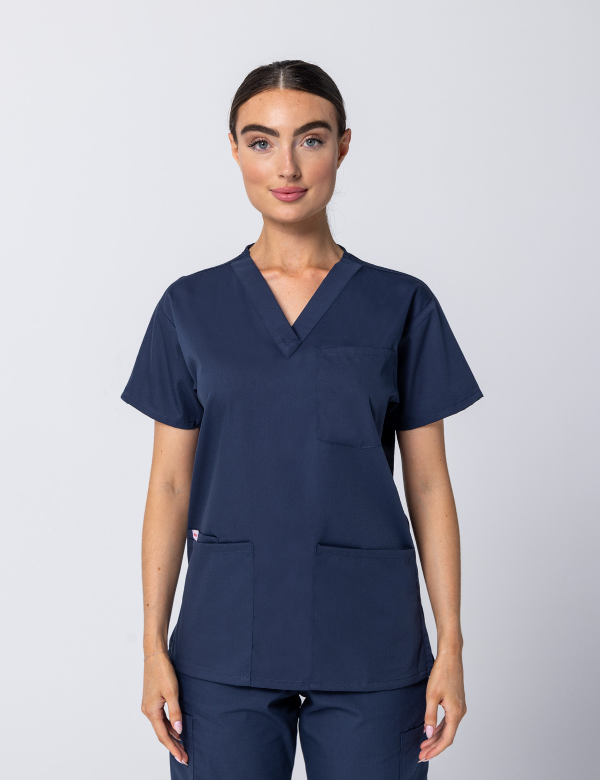 Navy 7 pocket Unisex Scrub Set