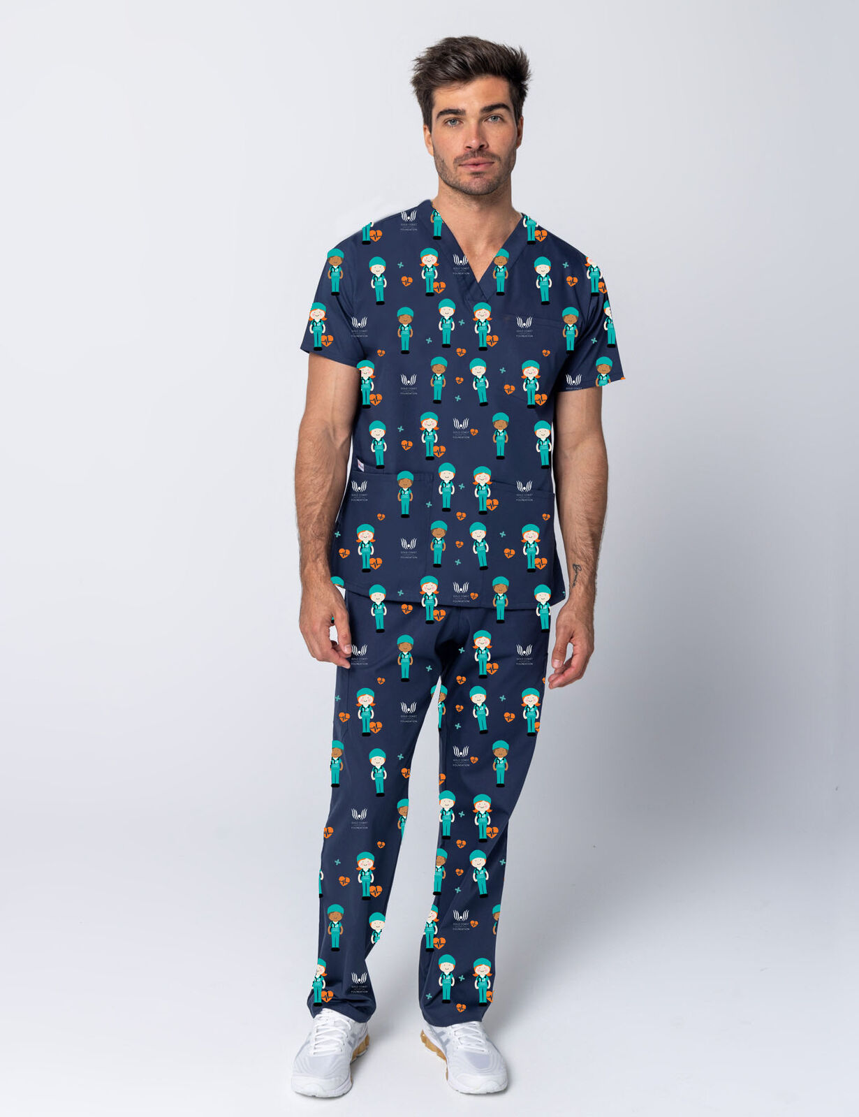 Gold Coast Hospital Foundation  Unisex Scrub Set