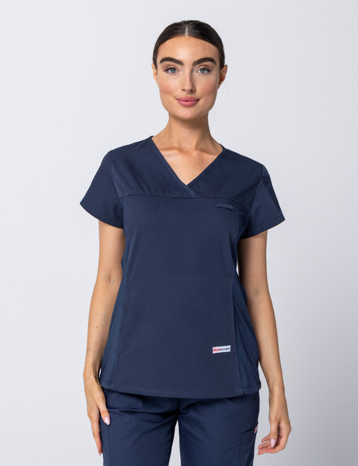 Navy Classic Women's Scrub Set