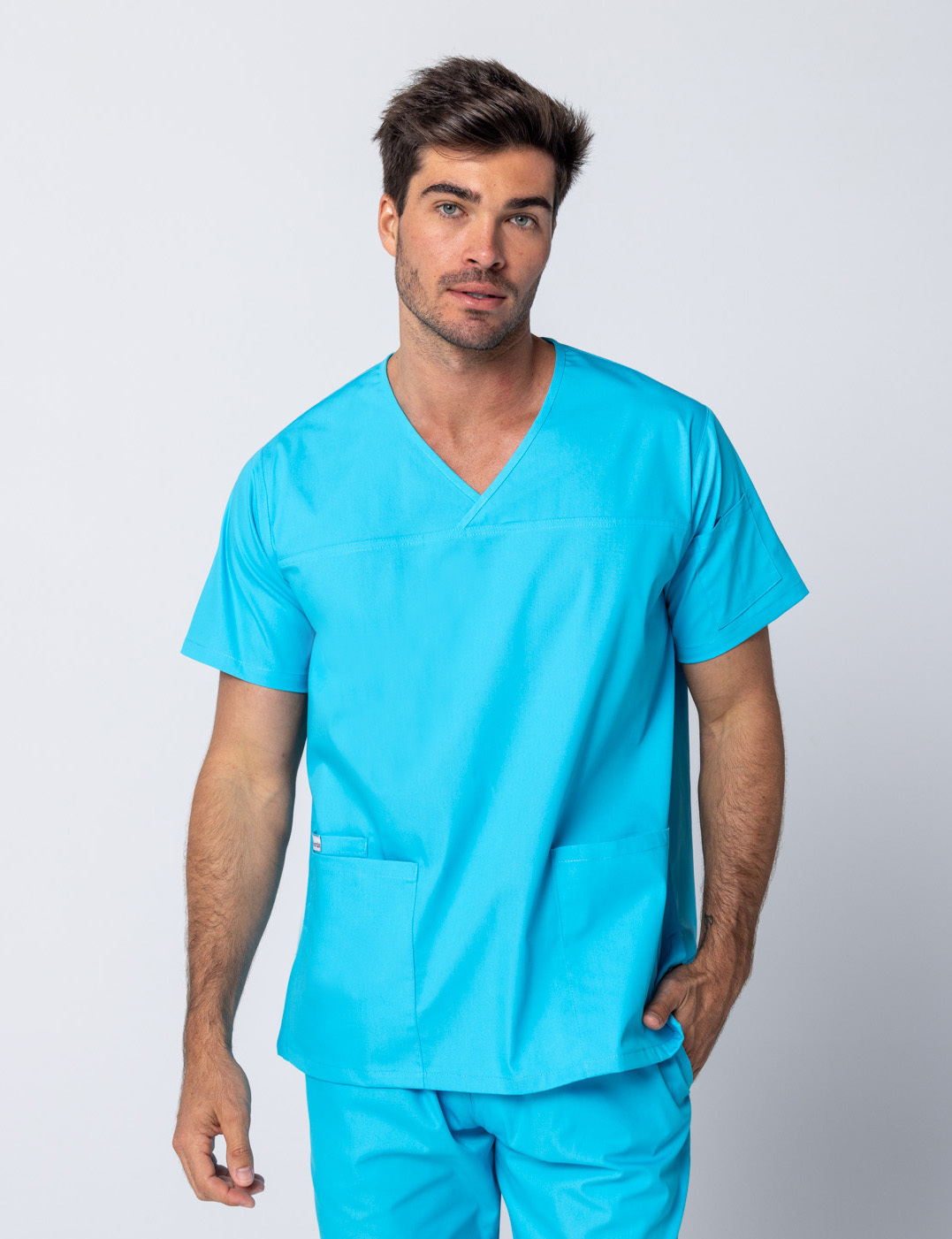 Aqua Men's Fit Classic Scrub Set