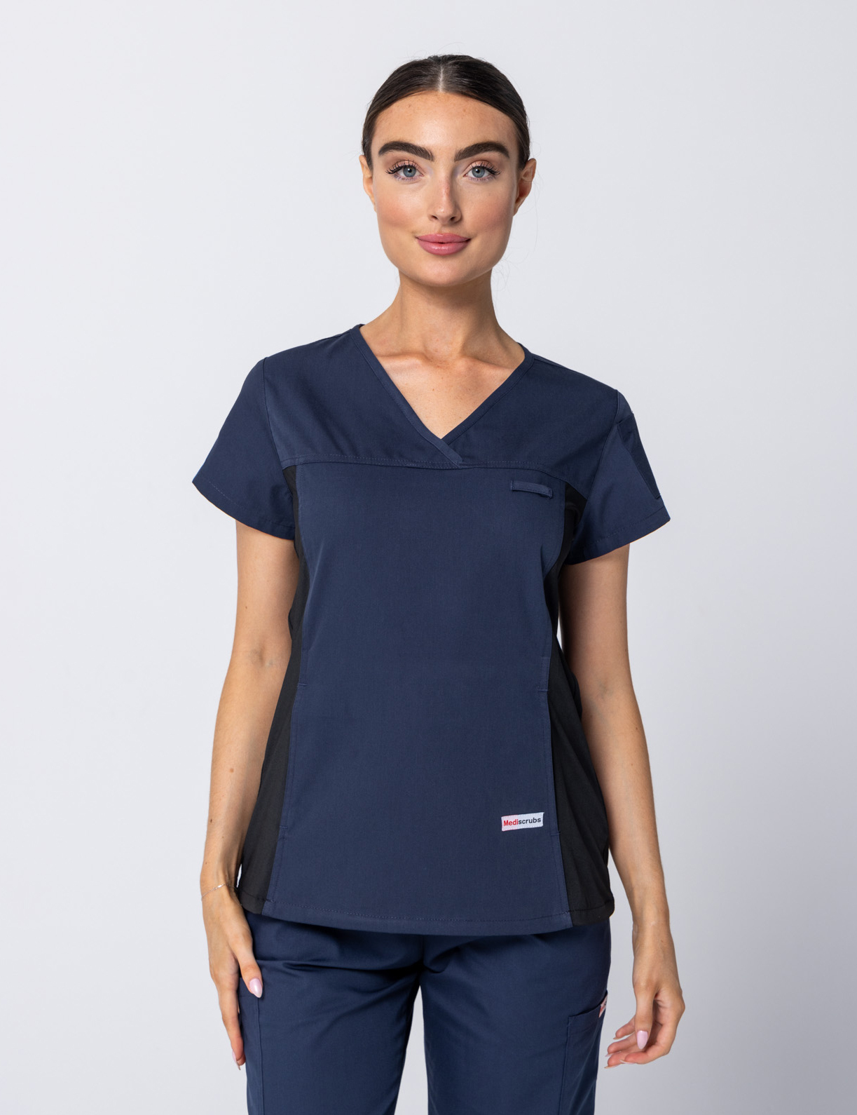 Navy Women's Comfort Plus Scrub Set