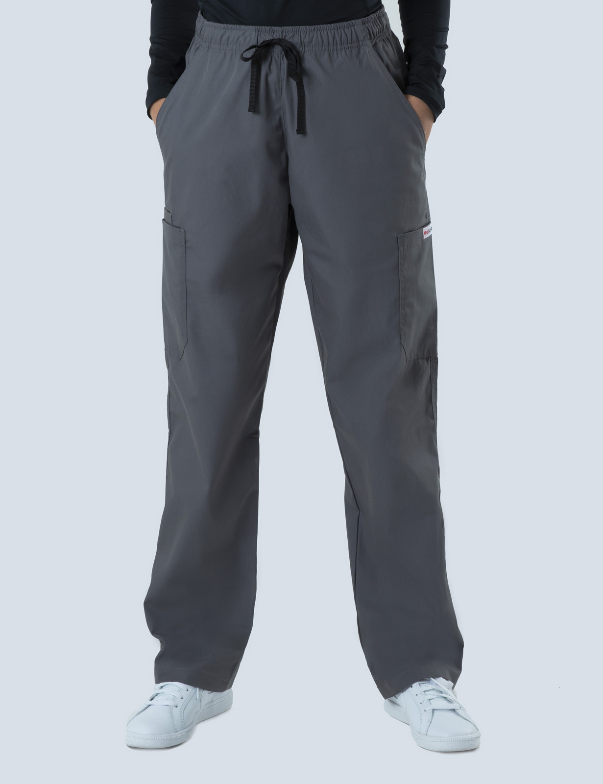 Melbourne Hospital - Wards CN (4 Pocket Scrub Top and Cargo Pants in Navy  incl Logos)