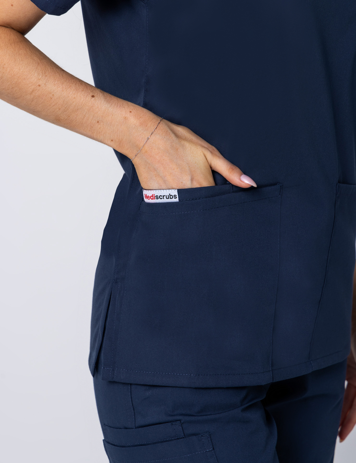 Men's Short-sleeve Scrubs Top Relaxed Leisure Scrub Pants Medical