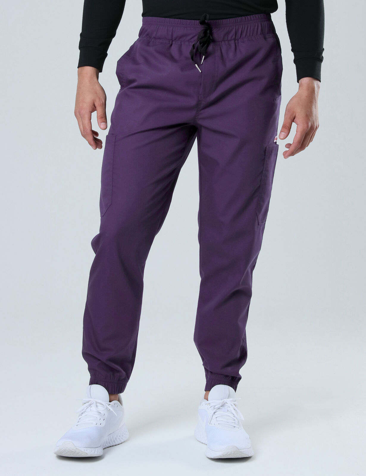 QEII Jubilee Hospital Pharmacy Department - Men's Jogger Pants in Aubergine