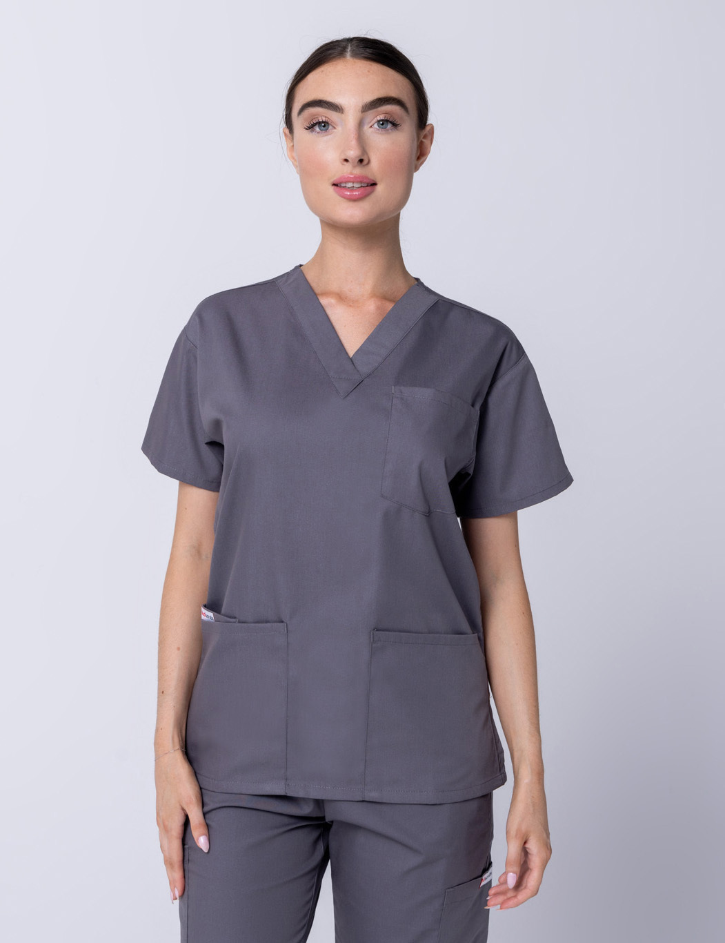 St Andrew's Ipswich Private Hospital Emergency - 4 Pocket Top in Steel Grey