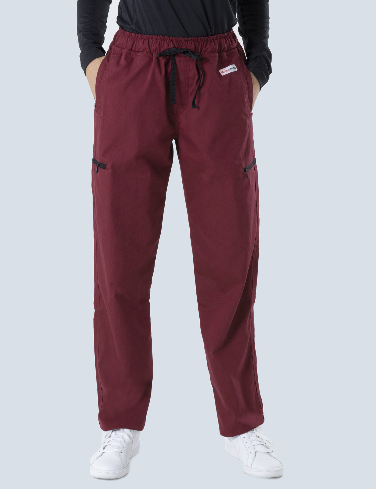 St Andrew's Ipswich Private Hospital Emergency - Utility Pants in Burgundy