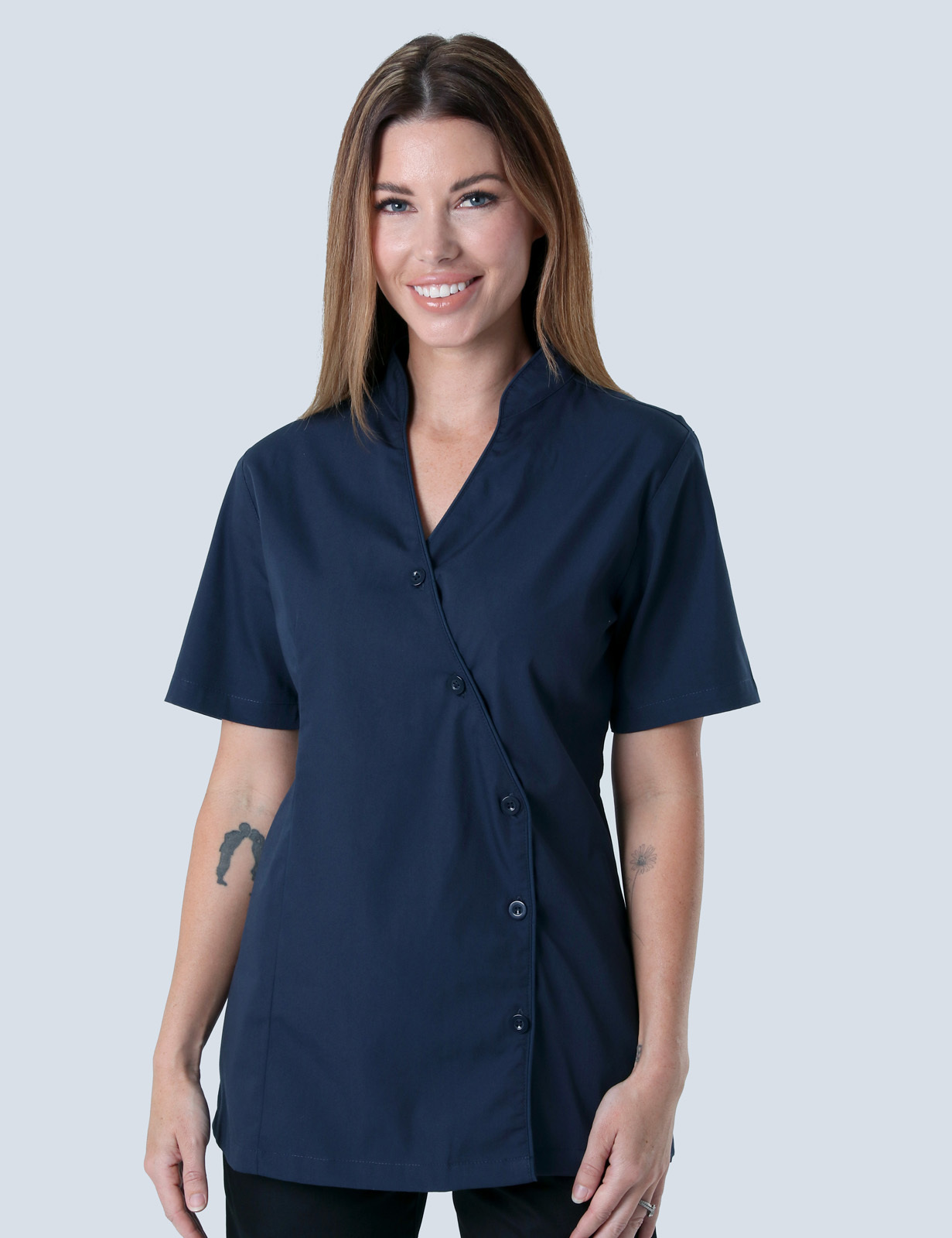 Jessie Style Tunic Top - Navy