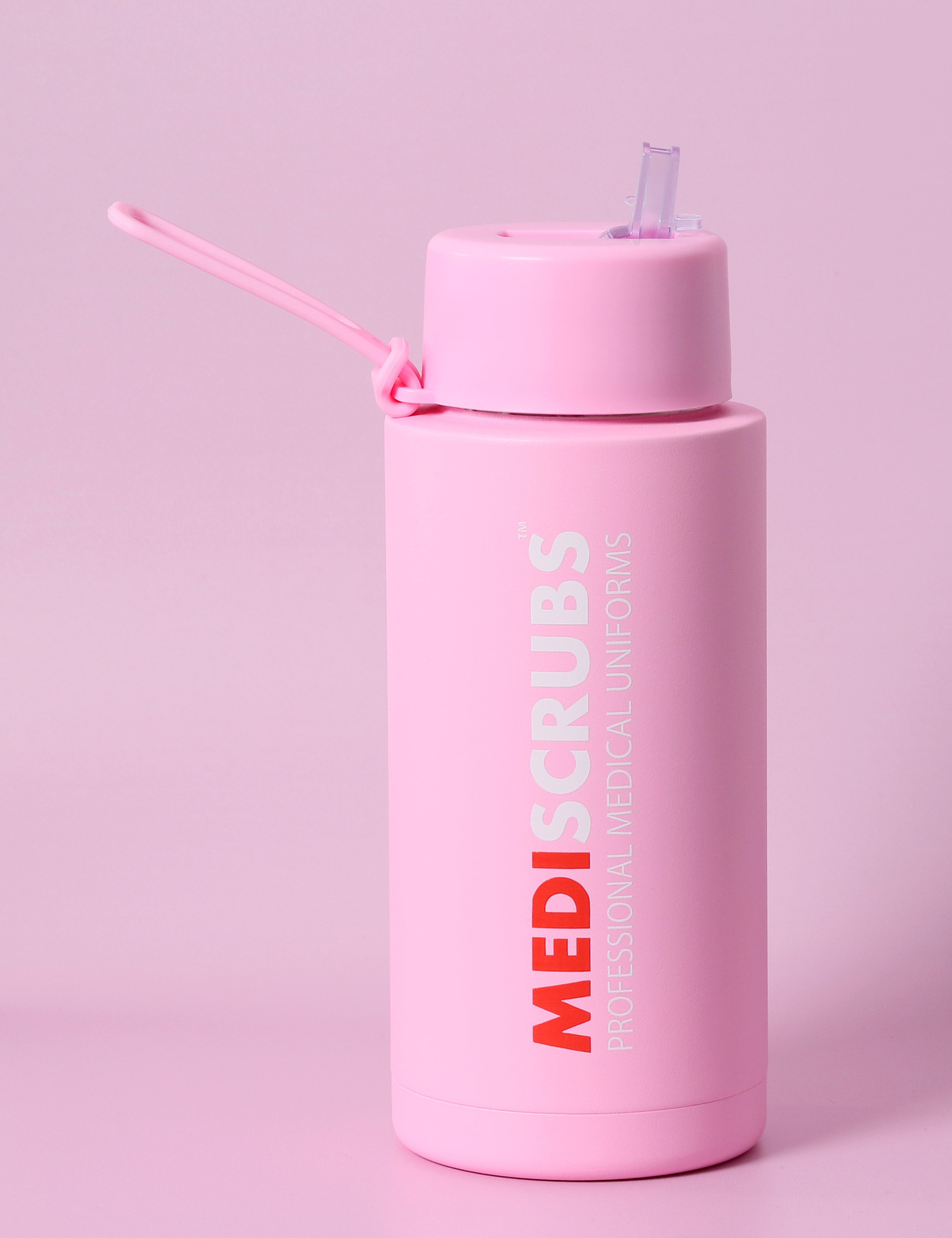 Mediscrubs Sports Bottle in Pink