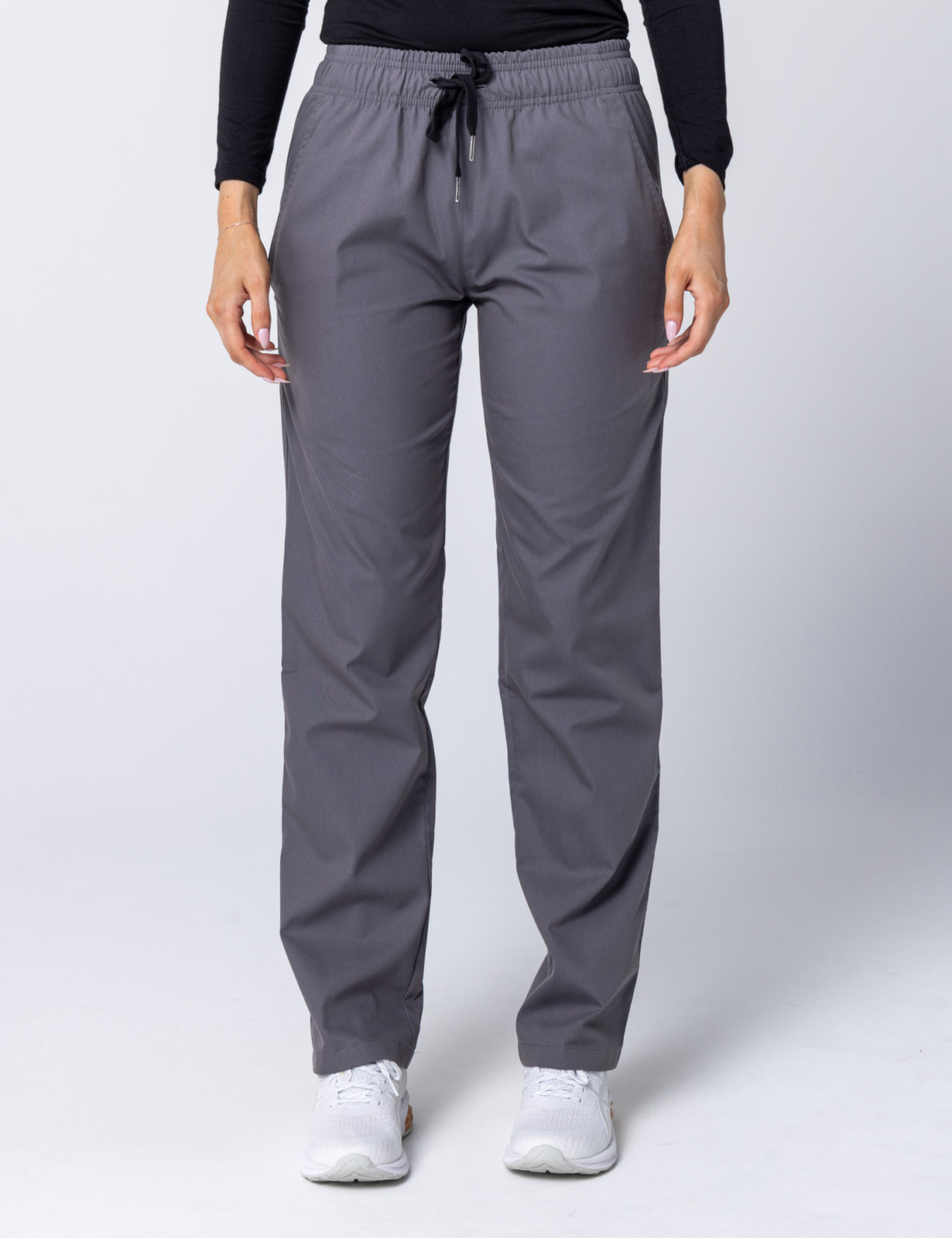 Women's Regular Cut Pants - Steel Grey - Small