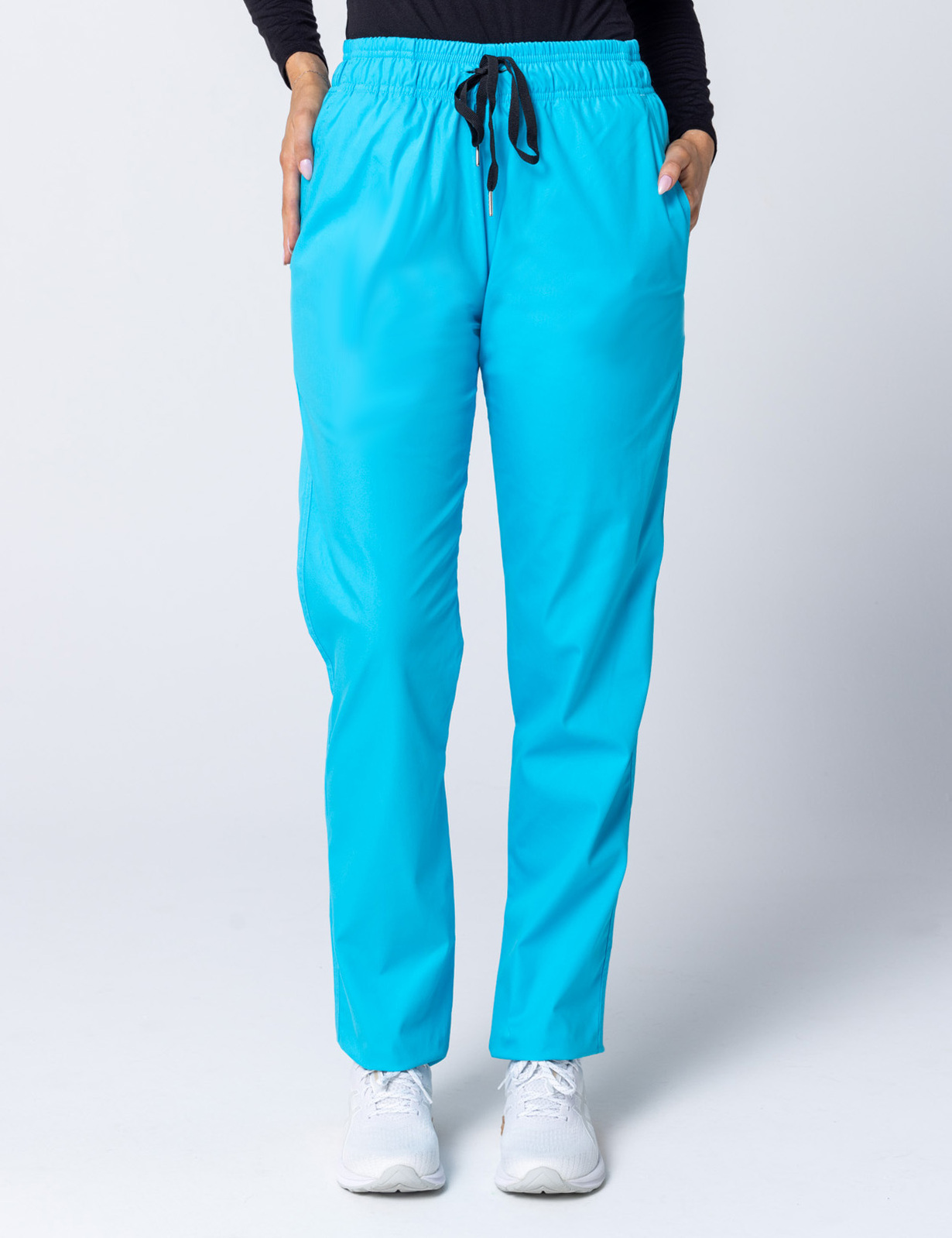 Women's Regular Cut Pants - Aqua - XX Small