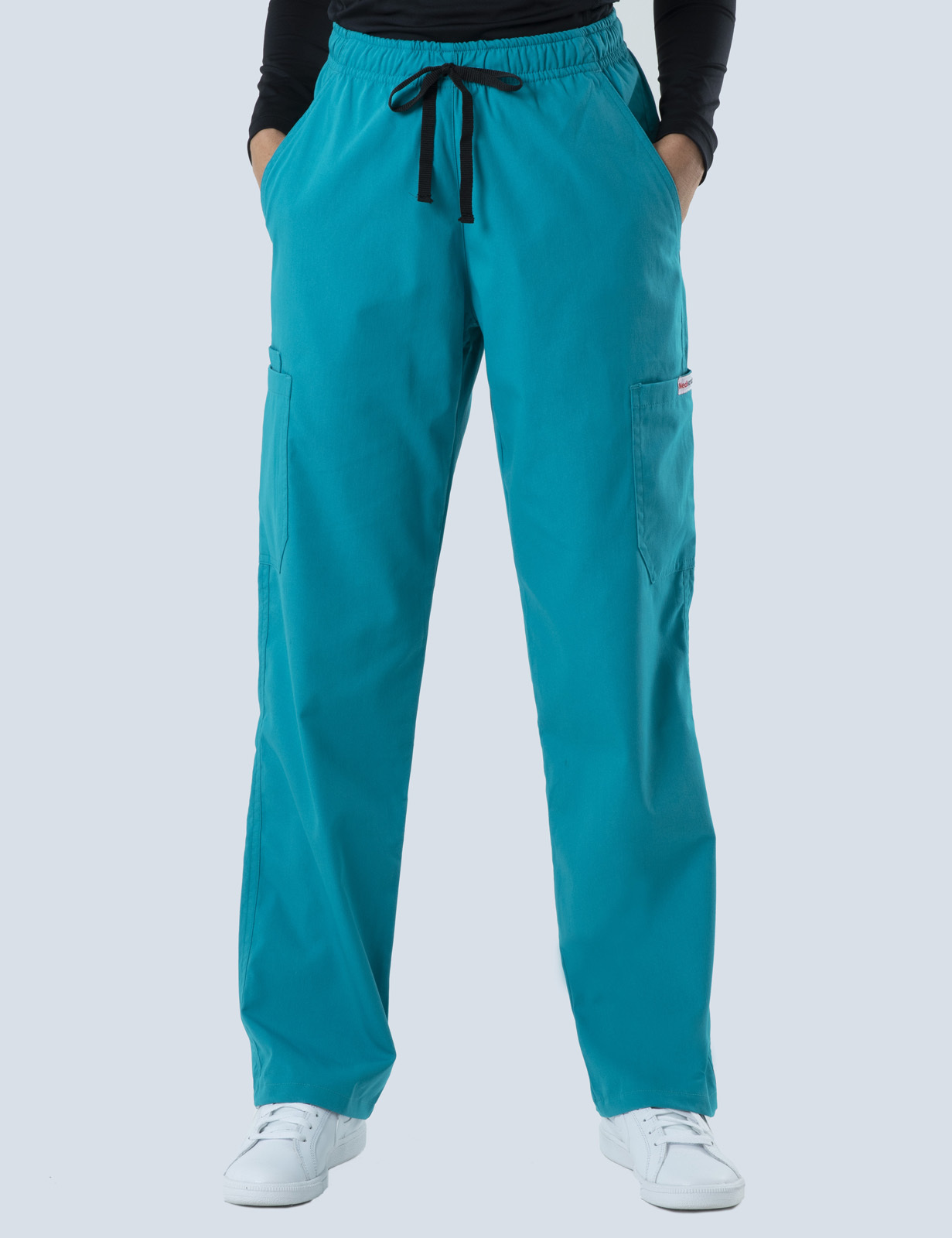 Women's Cargo Performance Pants - Teal - Small