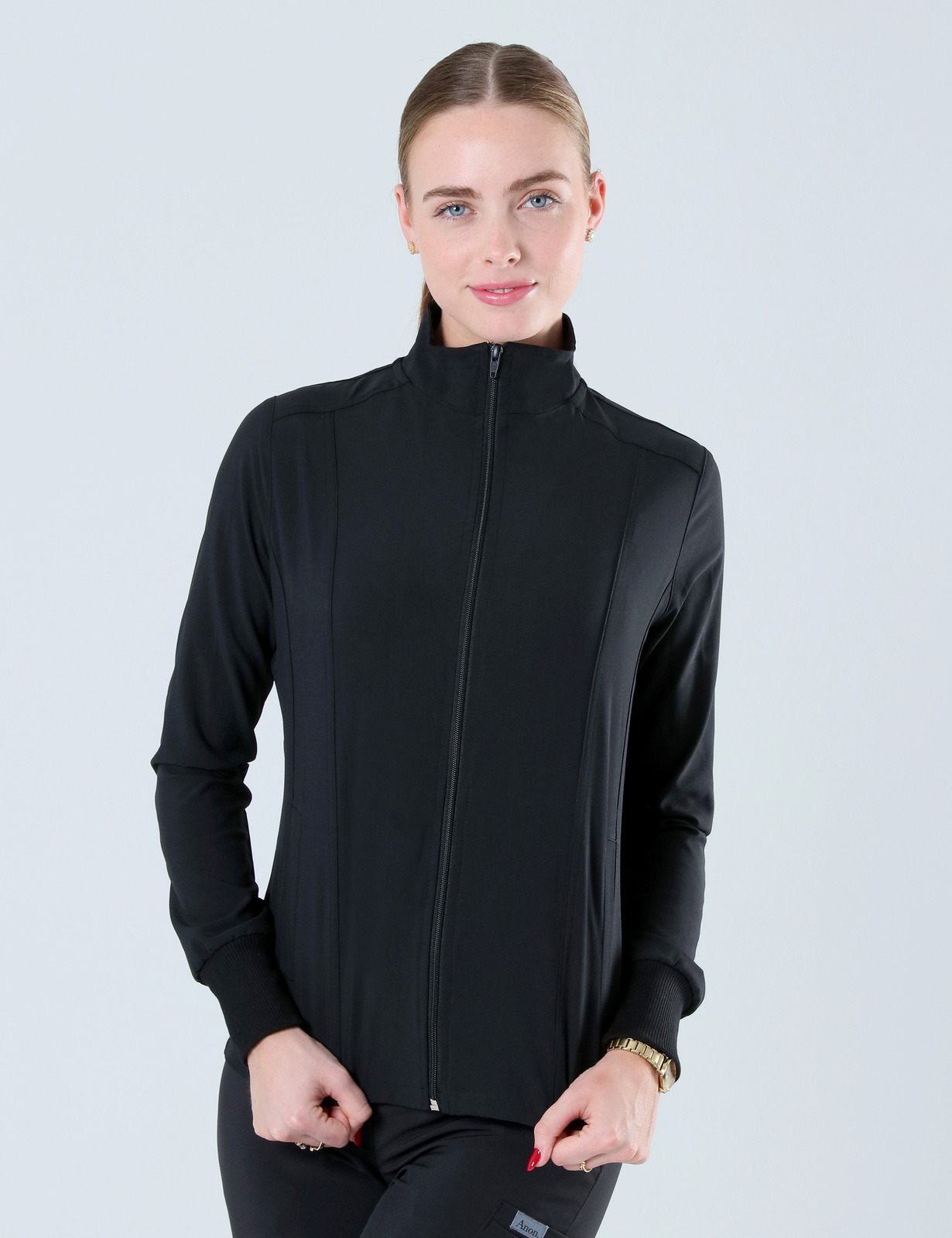 Anon Women's Warm-up Jacket - Tuxedo Black