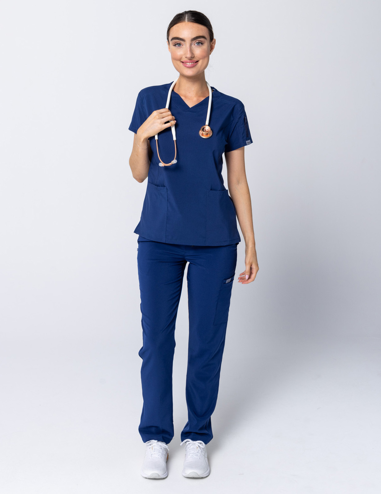 Midnight Blue Women's Anon Scrub Set