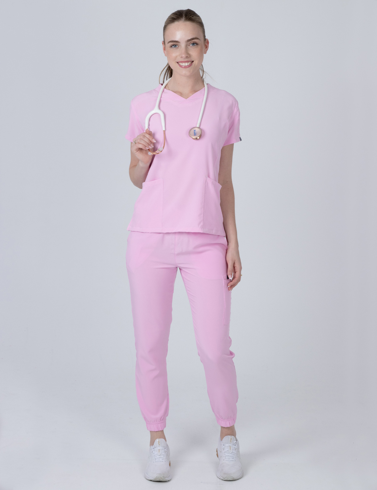 Pink Frosting Women's Anon Jogger Scrub Set