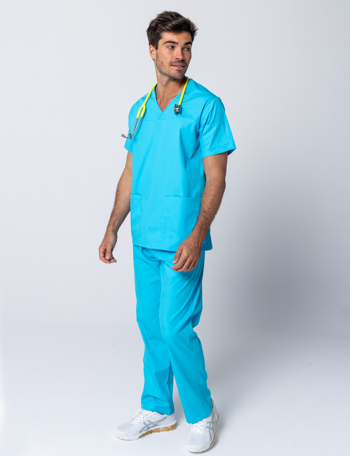 Aqua Men's Fit Classic Scrub Set