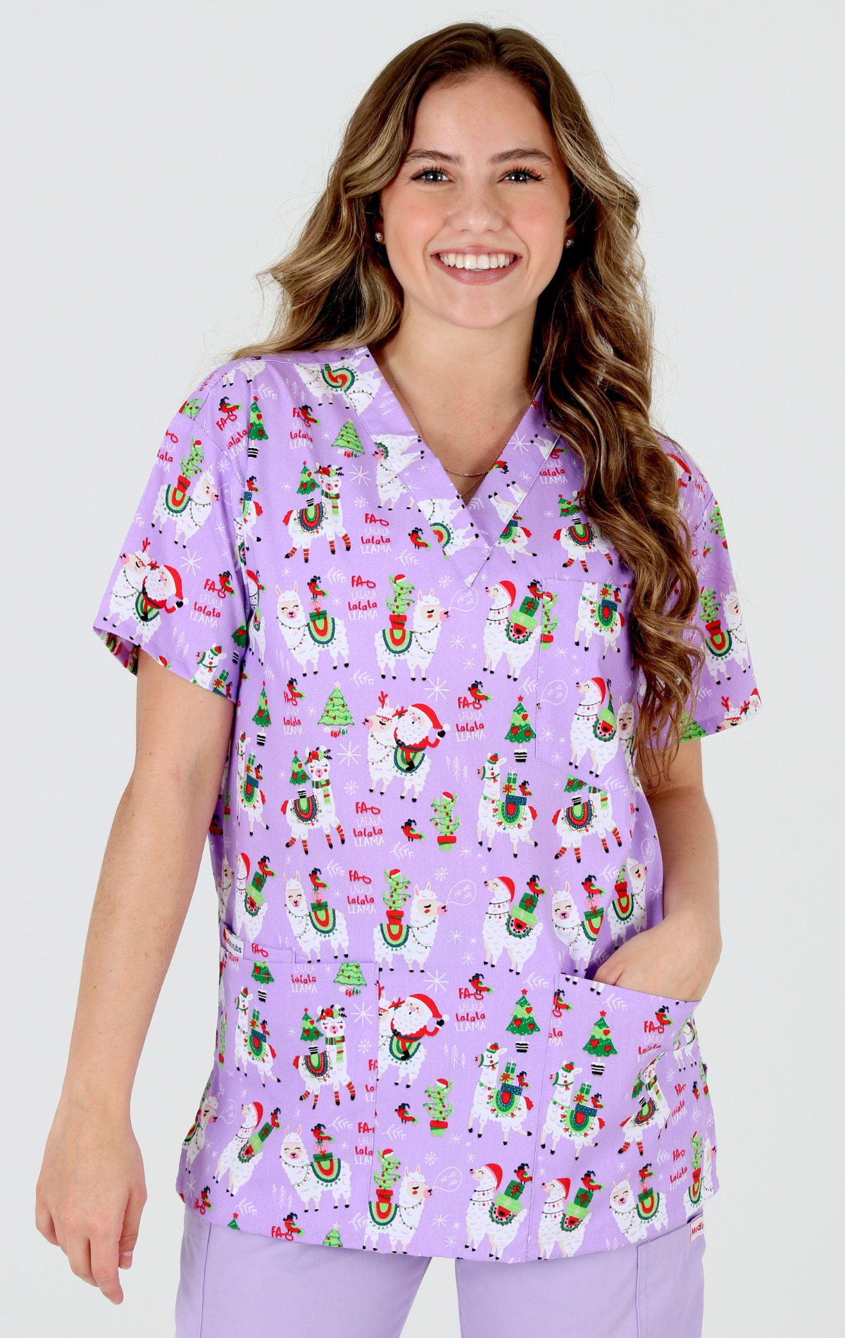 Spread Holiday Cheer with 50% Off: Shop the Festive 2022 Xmas Scrub Prints at our "Christmas in July Sale!"
